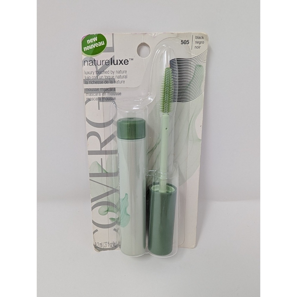 Covergirl Natureluxe Water Resistant‎ Mousse Mascara #505 Black NOS NEW